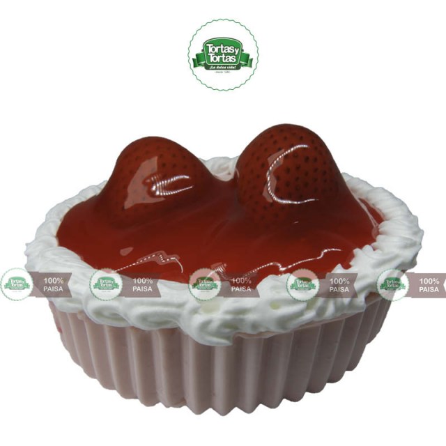 Postre Personal de  Fresa